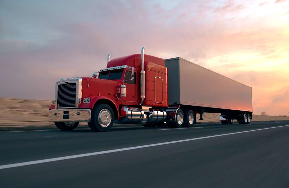 Delivery Efficiency - Truck on Road